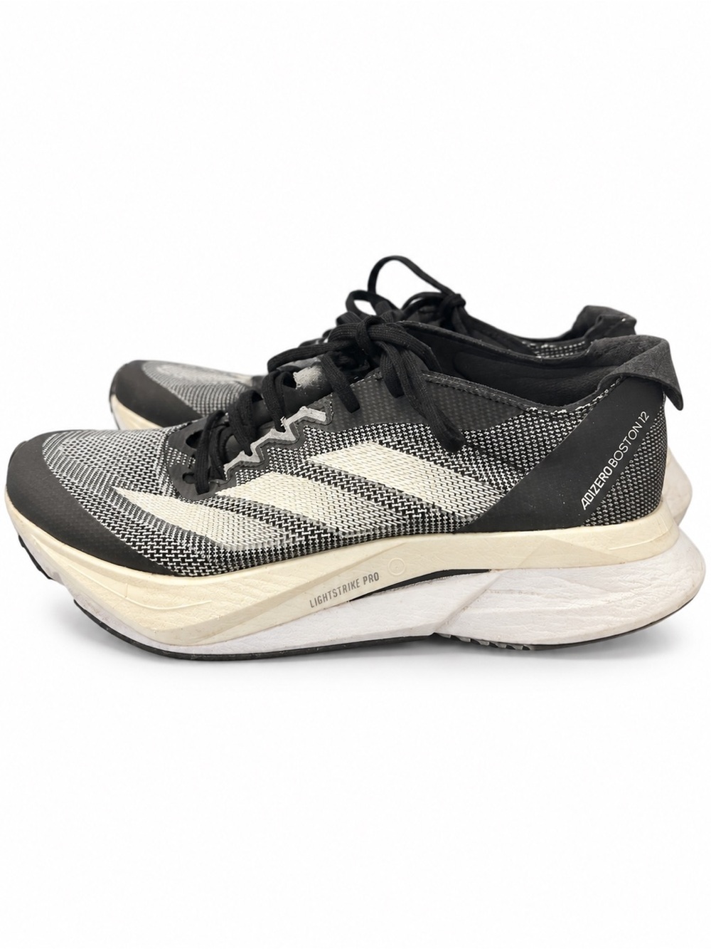 adidas Adizero Boston 9.5 Men’s Black & White Running Shoes